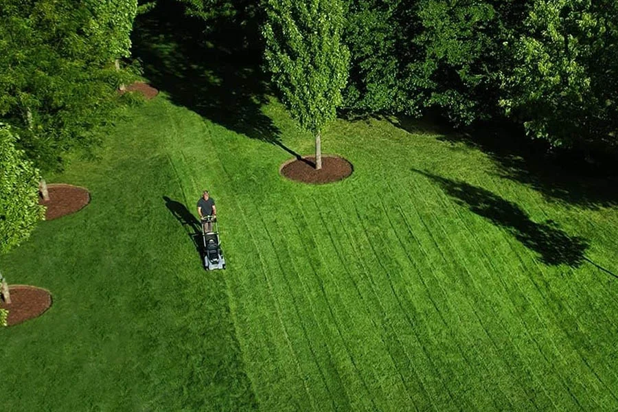 battery powered push lawn mower